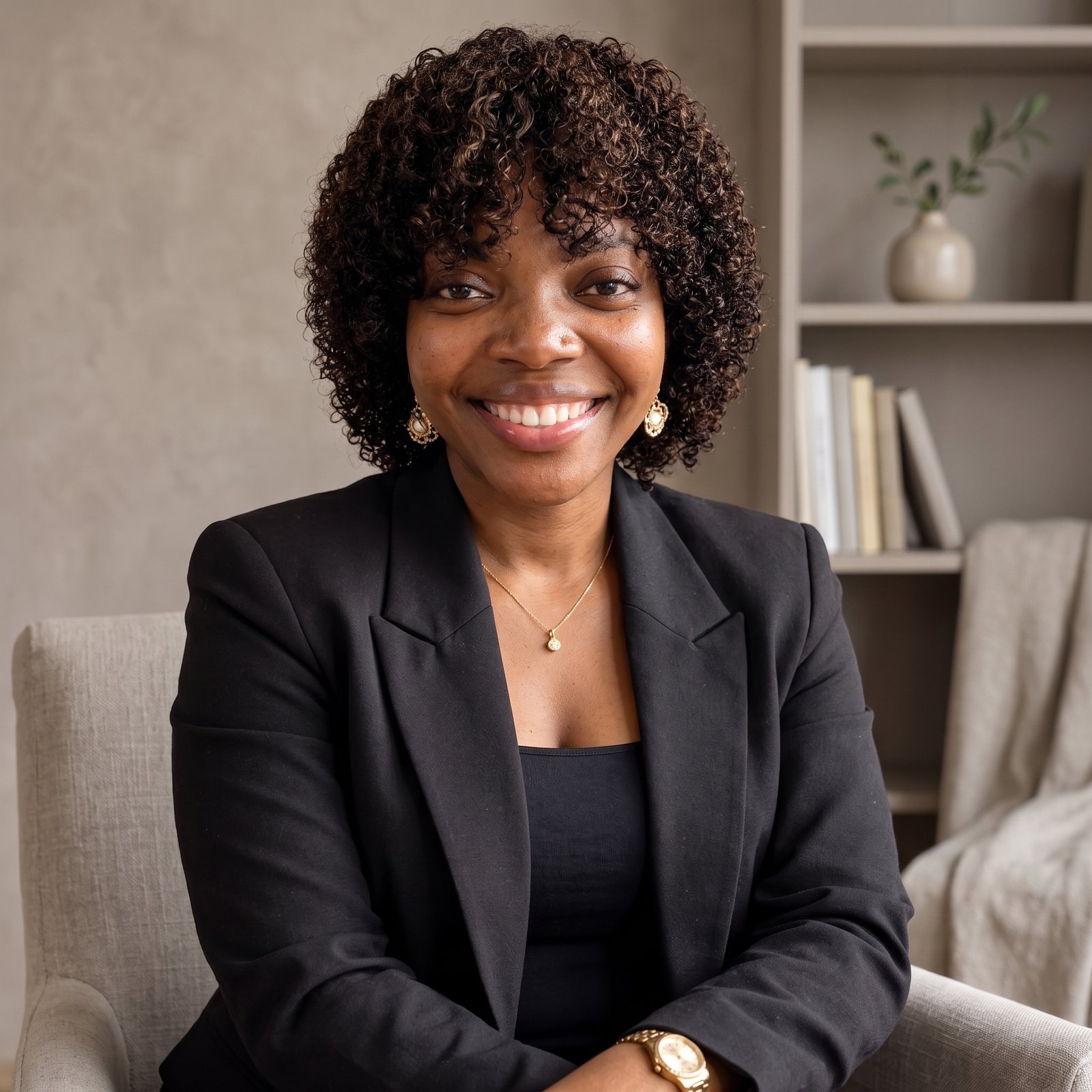 Portrait of Zita Anthony, Co-founder and Chief Financial Officer of Everbloom Tech